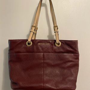 Michael Kors leather jet set tote